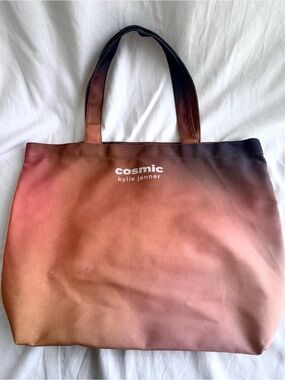 Cosmic Ombre Tote Bag — Kylie Jenner — Brown & Pink